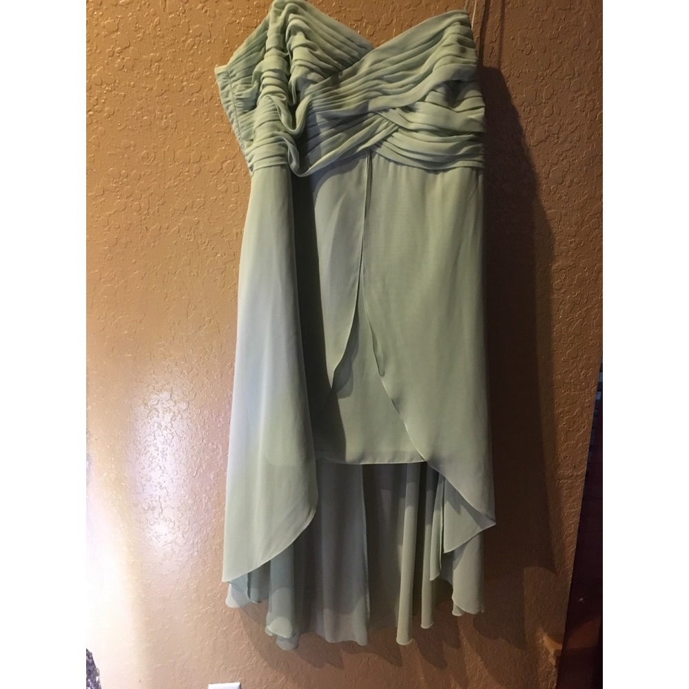 24W David’s bridal high low chiffon dress